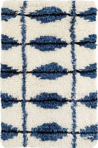 Dash and Albert Noma Indigo Woven Wool Rug for Sale - Cottage & Bungalow