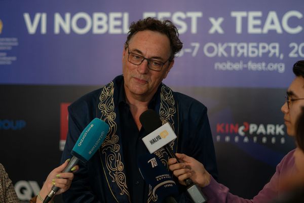 05OCT2023 VI Nobel Fest Astana SZK00550 (1)gerd leonhard speaks keynote astana