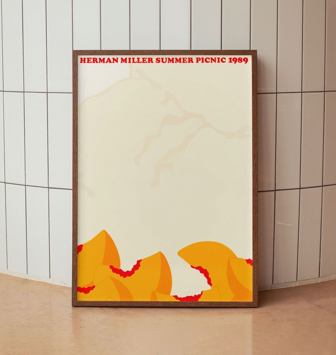 Herman Miller Summer Picnic Midcentury Modern Print  Wall Art - Etsy