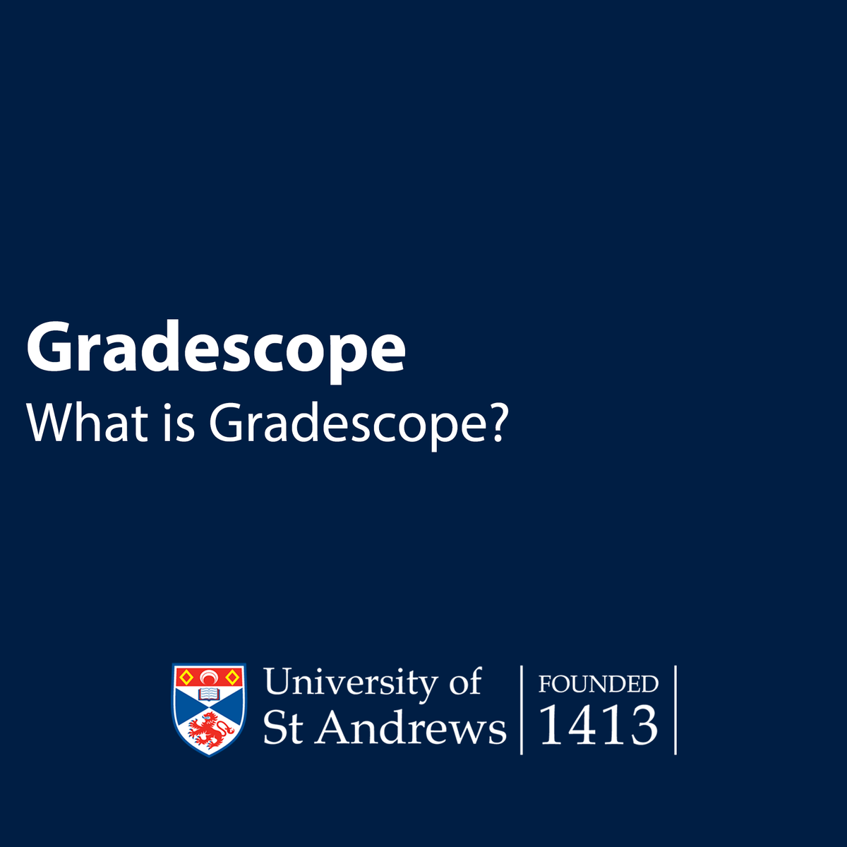 What is Gradescope