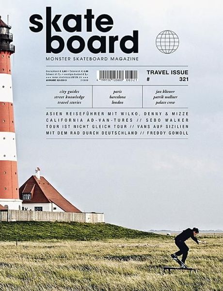 Skateboard (Germany) #magazine #cover #skateboard still-life and rule of thirds. washed out colors …