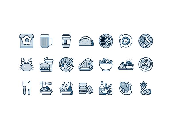 Food Icons by Scott Tusk - Dribbble