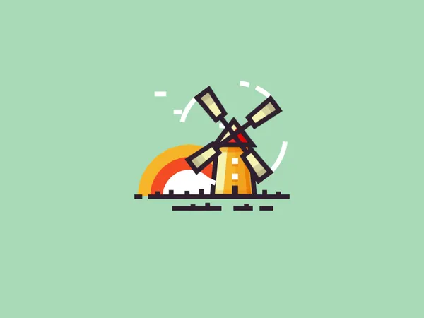 Windmill - motion design by Infographic Paradise - Dribbble