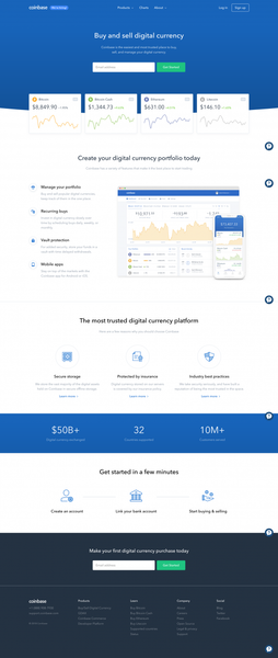 Buy/Sell Digital Currency - Coinbase